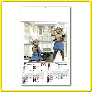 Art. 214 Calendario illustrato personalizzato